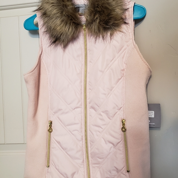 Light Pink Blush Marc New York Andrew Marc Vest - Picture 1 of 6